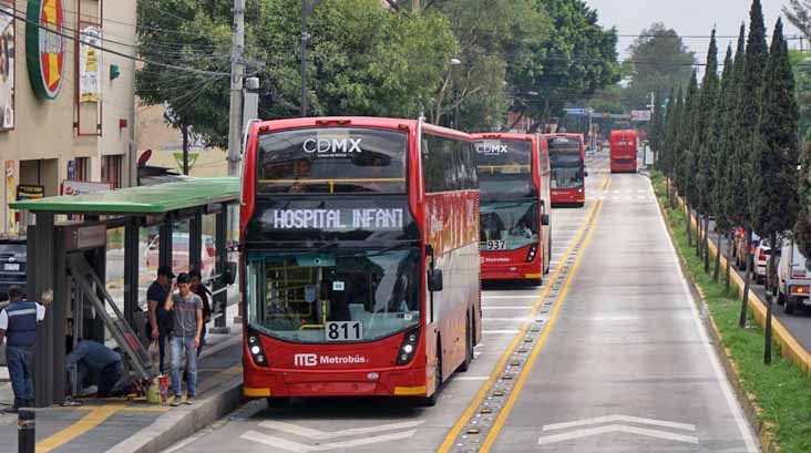 MB Metrobus ADL Enviro500MMC 811 937 934 & 935